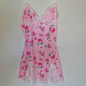pink slip dress